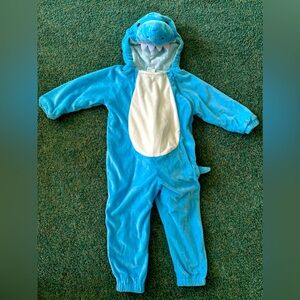 Toddler blue Shark Halloween Costume Jumpsuit Size:2T-3T Hyde & EEK! Boutiquer